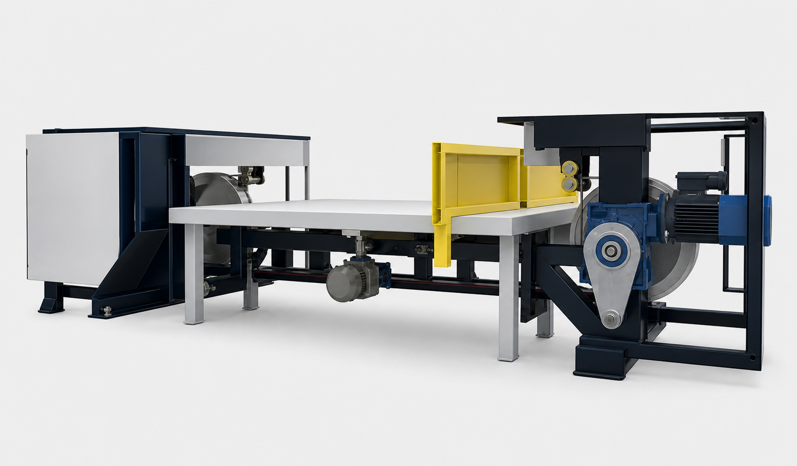 Motorized bench for dismantling wooden pallets - 9